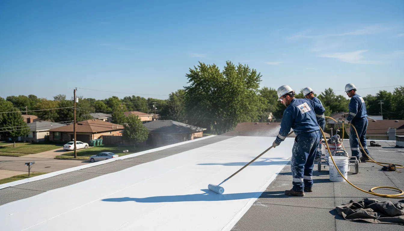 Commercial roof coating in Woodburn, KY near me